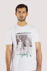 CAMISA WHITE VINTAGE GOLF T-SHIRT